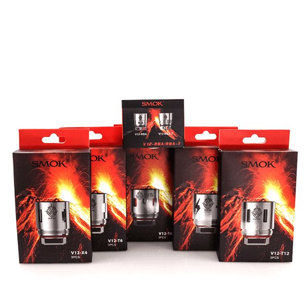 SMOK TFV12 COILS - 3PK - LAST CALL CLEARANCE SALE (V12-Q4 (Quadruple 0.4ohm))