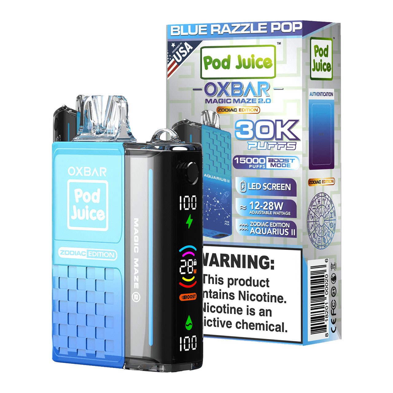 OXBAR MAGIC MAZE 30K PUFFS DISPOSABLE - POD JUICE EDITION (BIG MELONS)