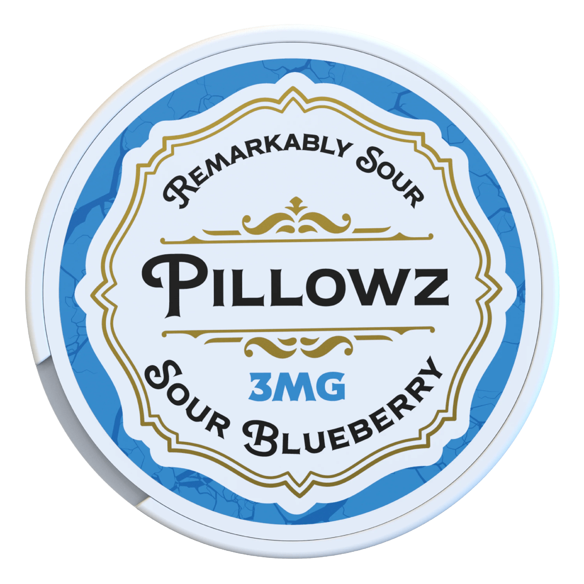 PILLOWZ NICOTINE POUCHES - SOUR BLUEBERRY (3mg)