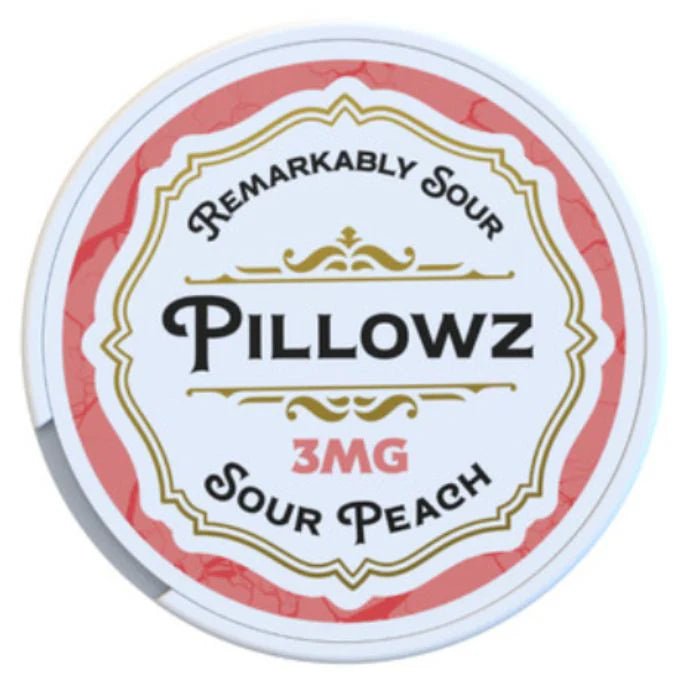 PILLOWZ NICOTINE POUCHES - SOUR PEACH (3mg)