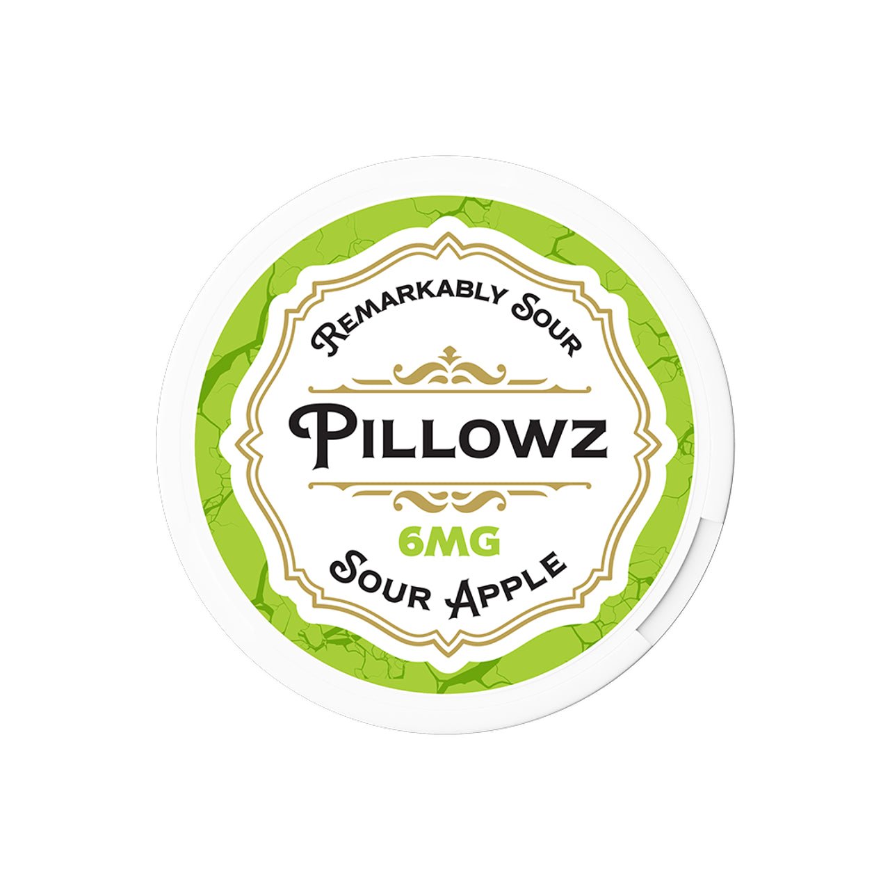 PILLOWZ NICOTINE POUCHES - SOUR APPLE (3mg)