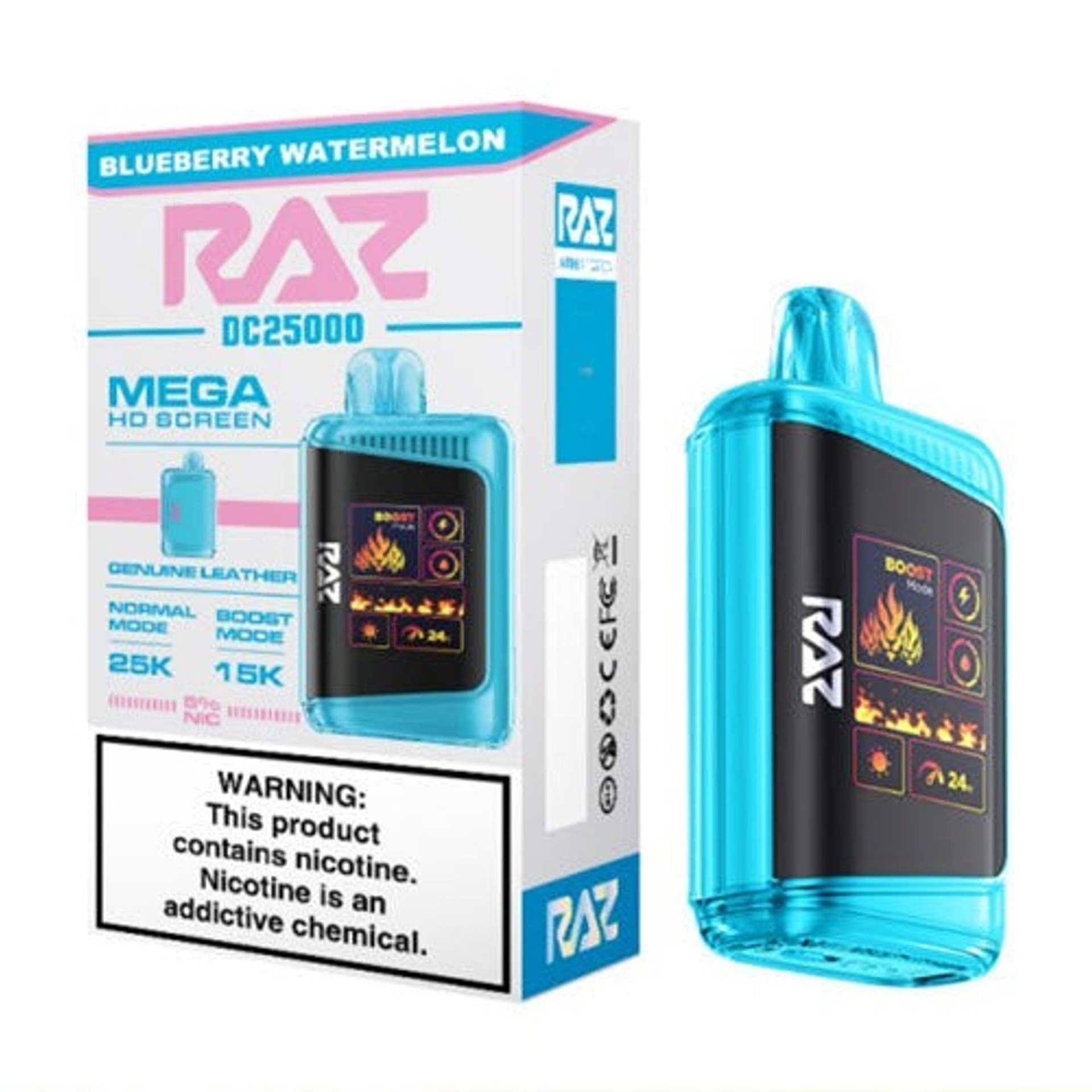 RAZ DC 25K DISPOSABLE VAPE (BANGIN SOUR BERRIES)