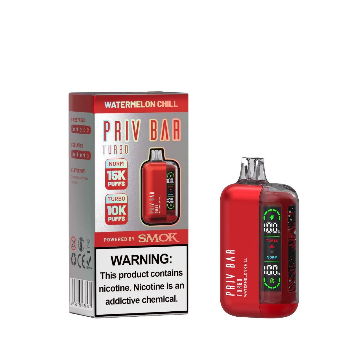 SMOK SPACEMAN TURBO 15K DISPOSABLE - ONLY $4.99 (Honolulu Blue)