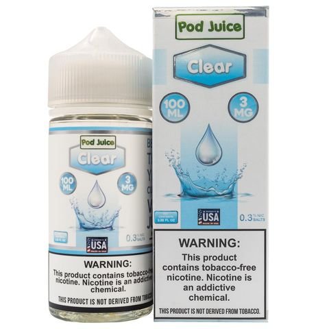 POD JUICE E-LIQUID CLEAR - 100ML