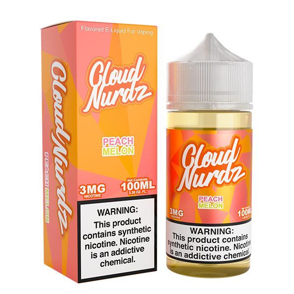 CLOUD NURDZ - PEACH MELON - 100ML