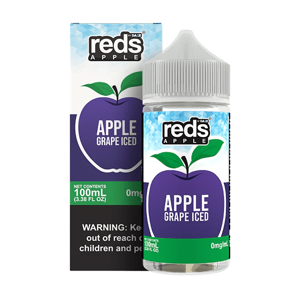 REDS APPLE EJUICE - GRAPE ICED - 100ML (0mg)