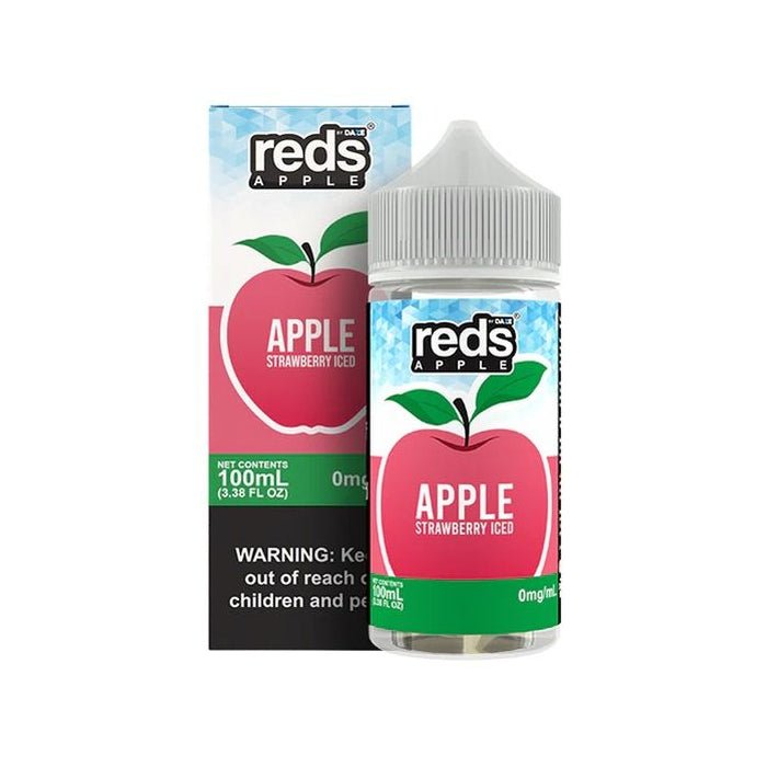 REDS APPLE EJUICE - STRAWBERRY ICED - 100ML (0mg)