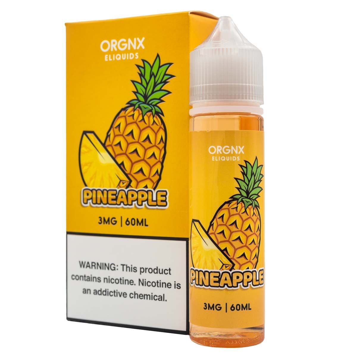 ORGNX ELIQUID - PINEAPPLE - 60ML (0mg)