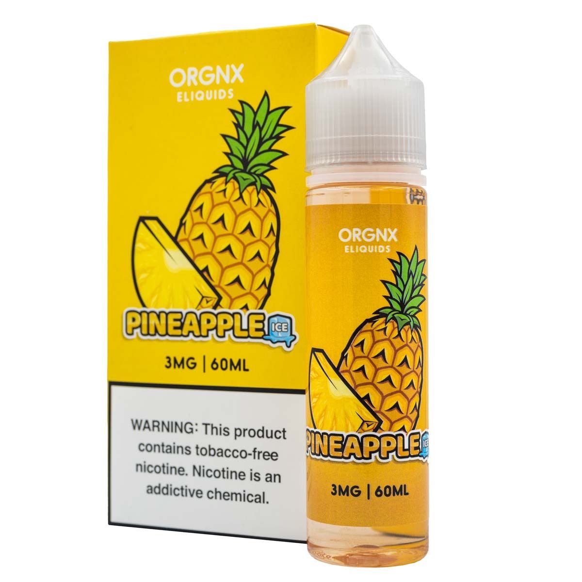 ORGNX ELIQUID - PINEAPPLE ICED - 60ML (0mg)