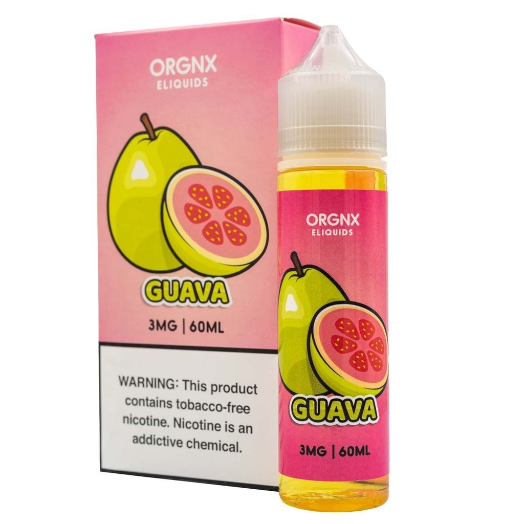 ORGNX ELIQUIDS - GUAVA - 60ML