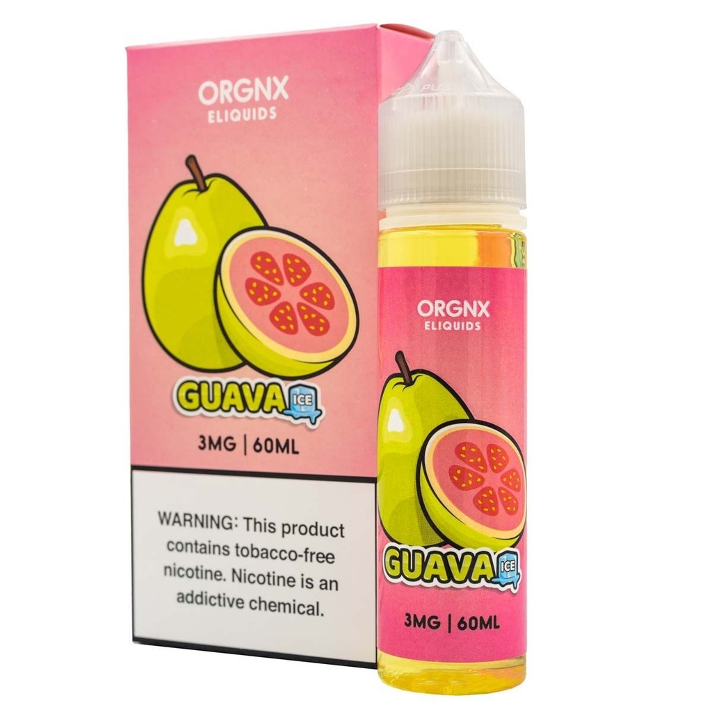 ORGNX ELIQUIDS - GUAVA ICED - 60ML