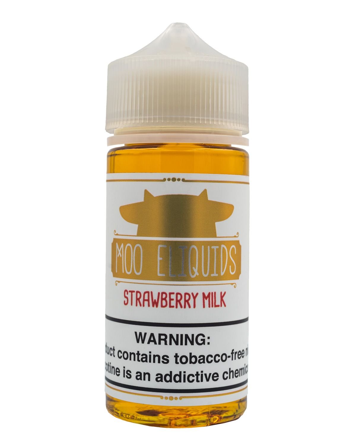 MOO ELIQUIDS - STRAWBERRY MILK - 100ML (0mg)
