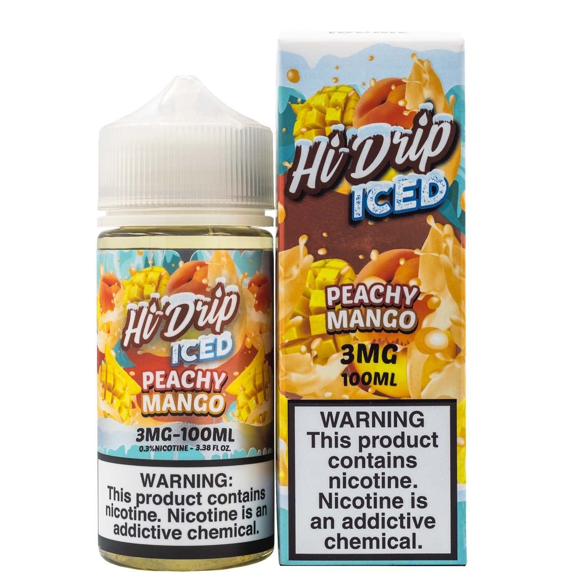 HI DRIP - PEACHY MANGO ICED - 100ML (0mg)