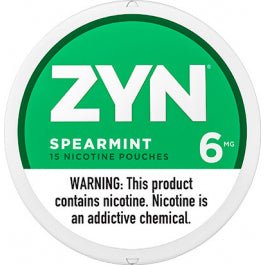 ZYN - SPEARMINT - NICOTINE POUCHES