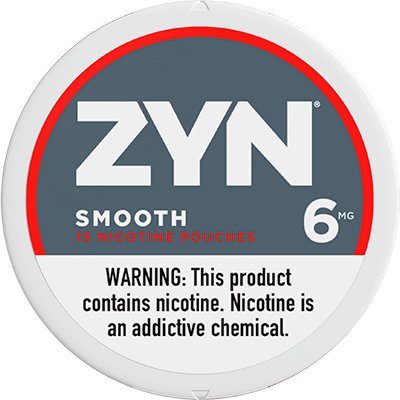 ZYN - SMOOTH - NICOTINE POUCHES (3mg)
