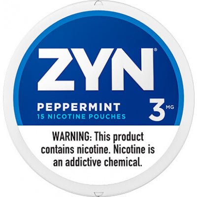 ZYN - PEPPERMINT - NICOTINE POUCHES (3mg)