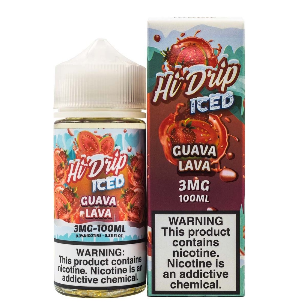 HI DRIP - GUAVA LAVA ICED - 100ML