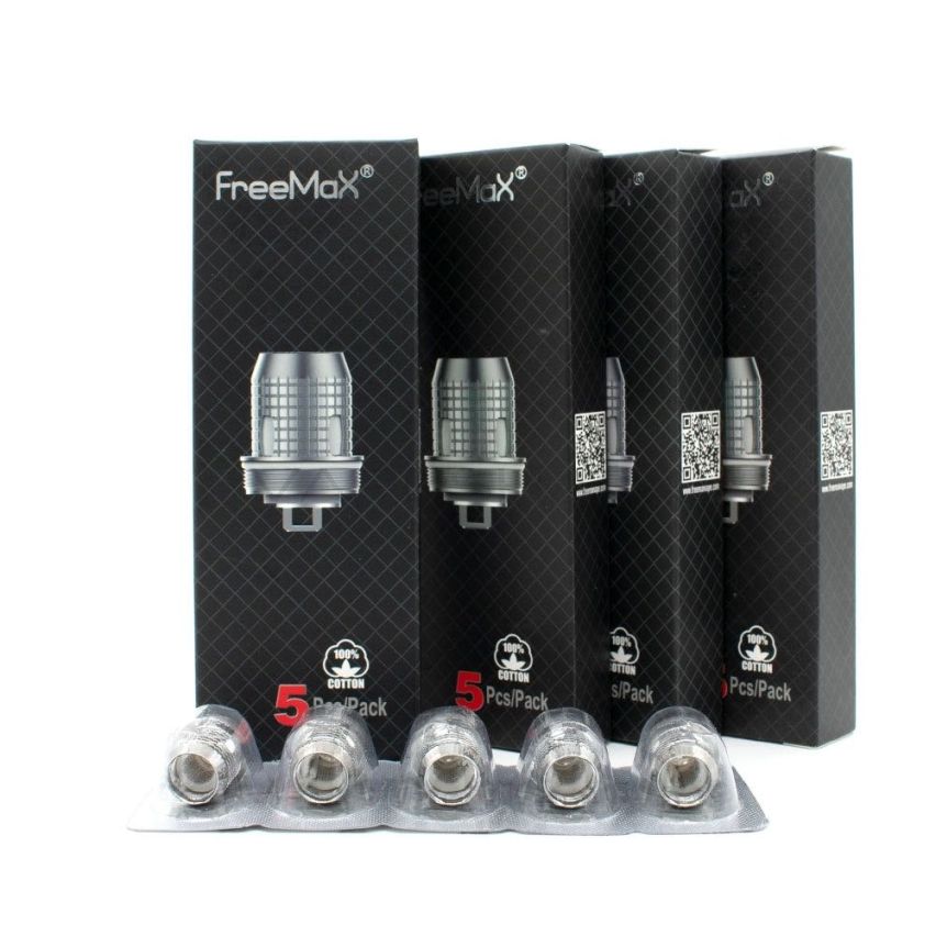 FREEMAX FIRELUKE M / TX MESH REPLACEMENT COILS - 5PK (0.12ohm SS316L Single Mesh Coils)