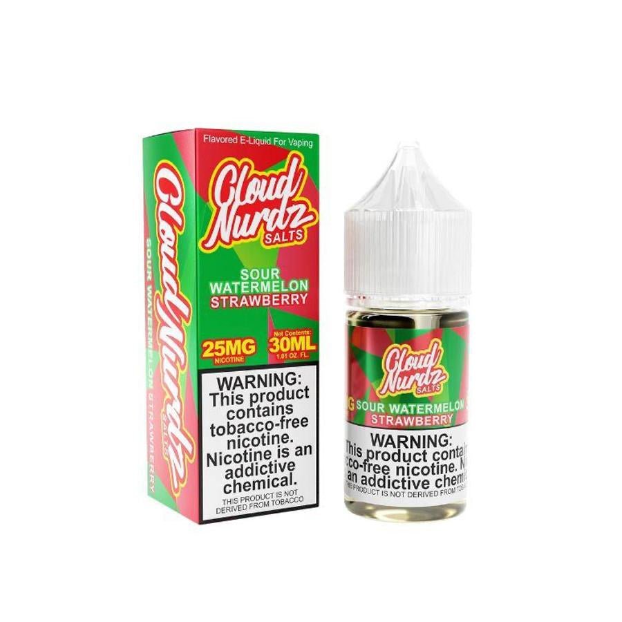 CLOUD NURDZ - SOUR WATERMELON STRAWBERRY - 30ML (25mg)