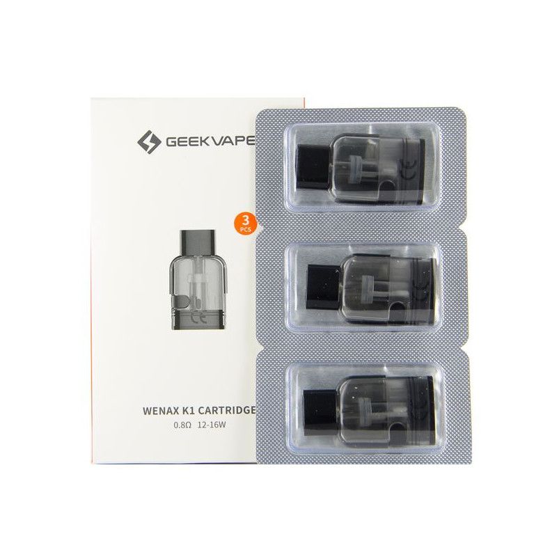 GEEK VAPE WENAX K1 REPLACEMENT PODS - 3PK (1.2ohm Pods)