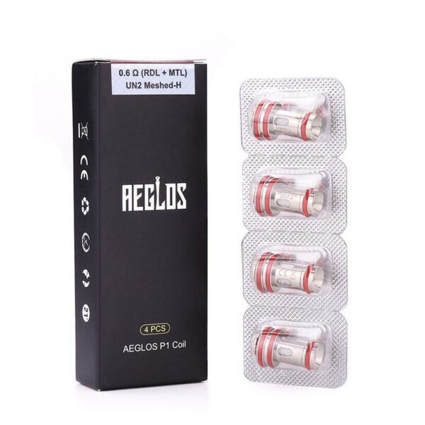 UWELL AEGLOS P1 REPLACEMENT COILS -4PK (0.2ohm Aeglos P1 Coils)