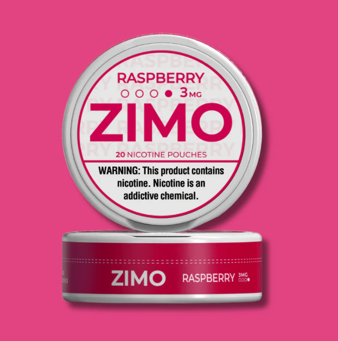 ZIMO Nicotine Pouches - Raspberry (3mg, 1 Can - 20 Pouches)