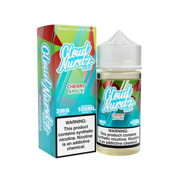 CLOUD NURDZ - CHERRY APPLE ICED - 100ML (0mg)