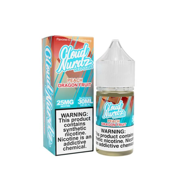 CLOUD NURDZ - PEACH DRAGONFRUIT ICED - 30ML (25mg)
