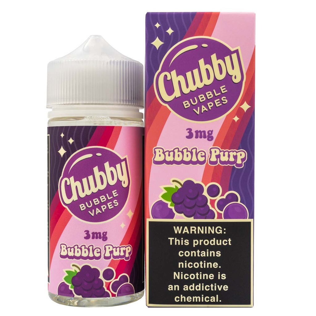 PROMO: CHUBBY BUBBLE VAPES - BUBBLE PURP - 100ML