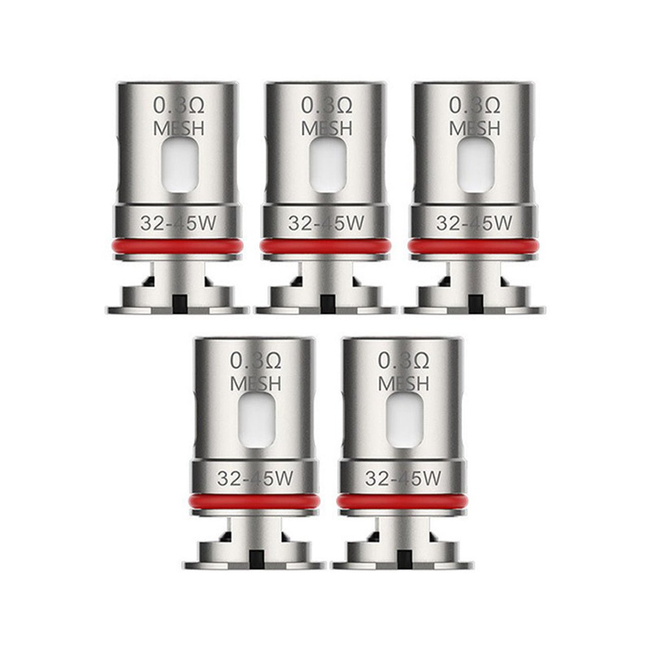 VAPORESSO GTX REPLACEMENT COILS - 5PK (0.15ohm GTX Mesh Coils)