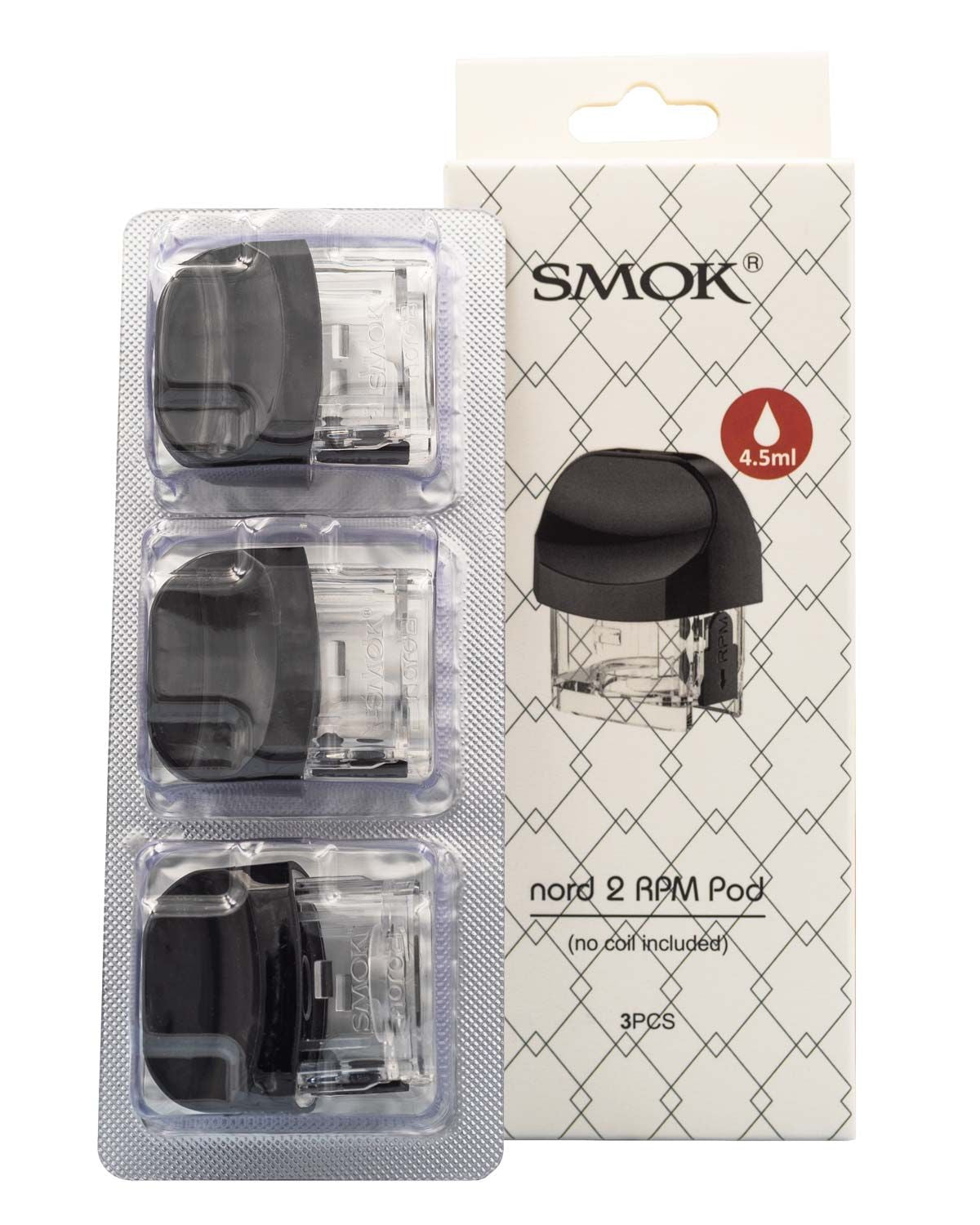 SMOK NORD 2 REPLACEMENT PODS - 3PK (Nord Pod)