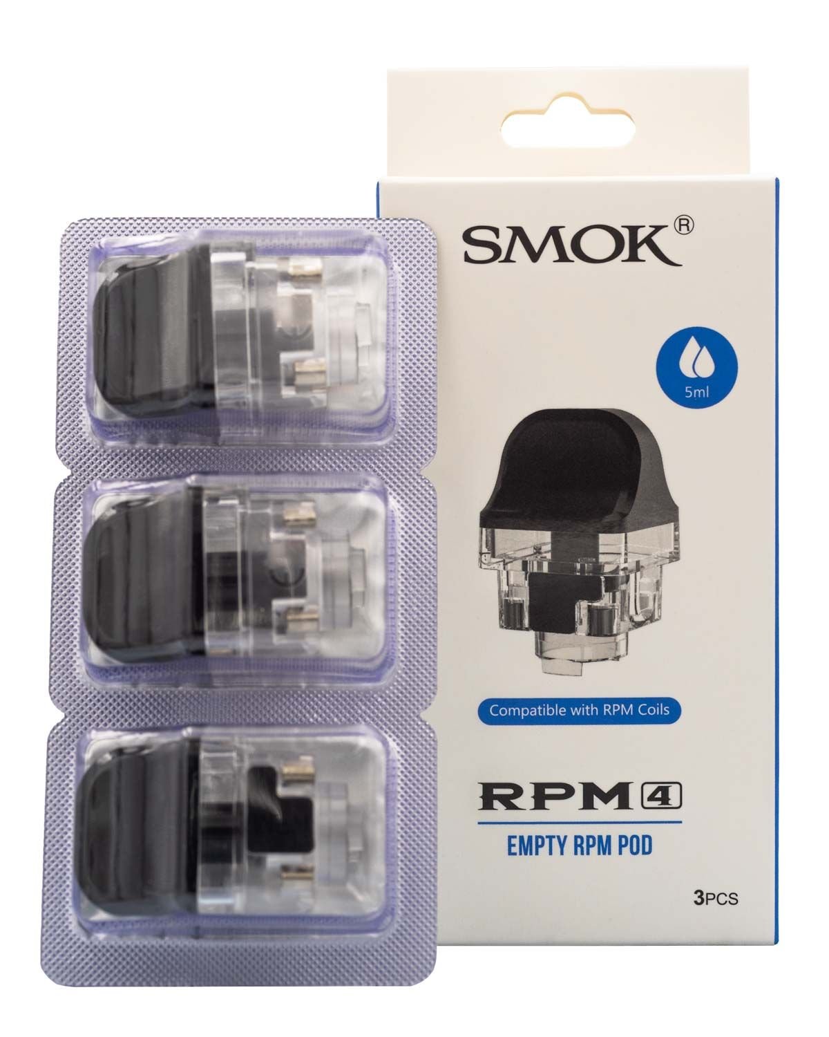 SMOK RPM 4 REPLACEMENT PODS - 3PK (RPM 2 POD)