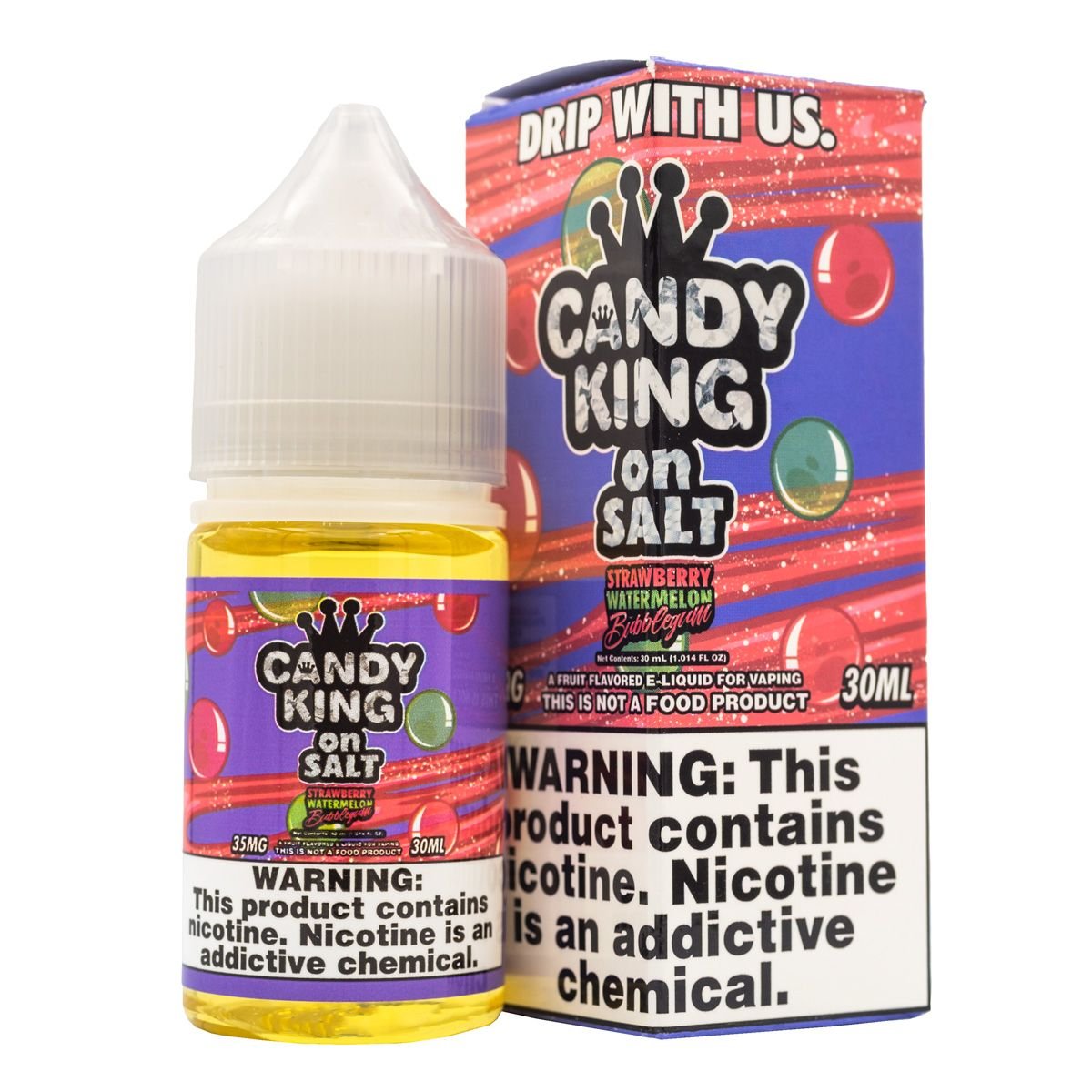 CANDY KING - STRAWBERRY WATERMELON BUBBLEGUM - 30ML (35mg)