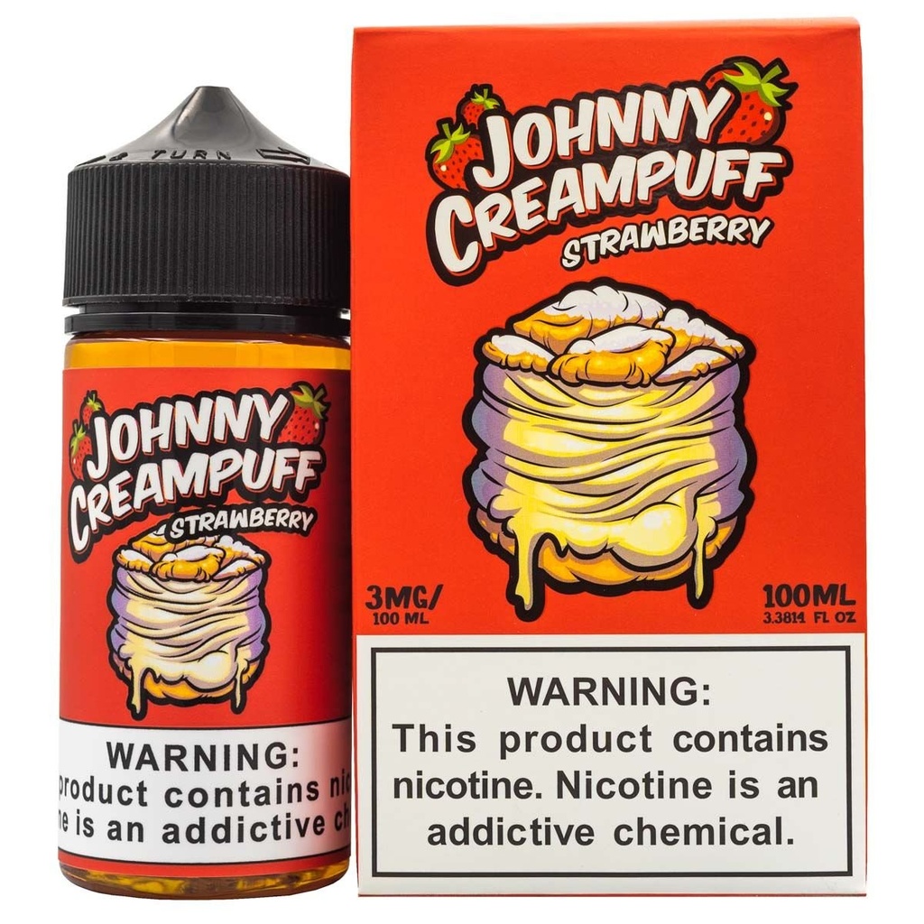 JOHNNY CREAMPUFF - STRAWBERRY - 100ML