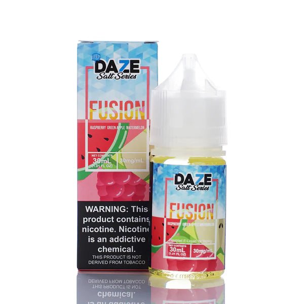 7 DAZE FUSION - RASPBERRY GREEN APPLE WATERMELON ICED - 30ML (30mg)