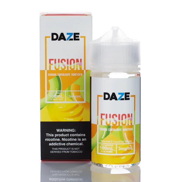 7 DAZE FUSION - BANANA CANTALOUPE HONEYDEW - 100ML (0mg)