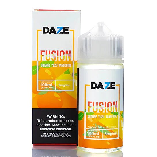 7 DAZE FUSION - ORANGE YUZU TANGERINE - 100ML (0mg)