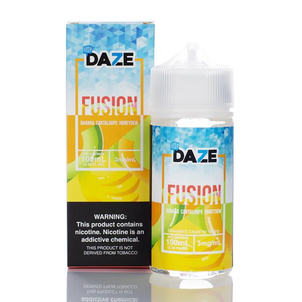 7 DAZE FUSION - BANANA CANTALOUPE HONEYDEW ICED - 100ML