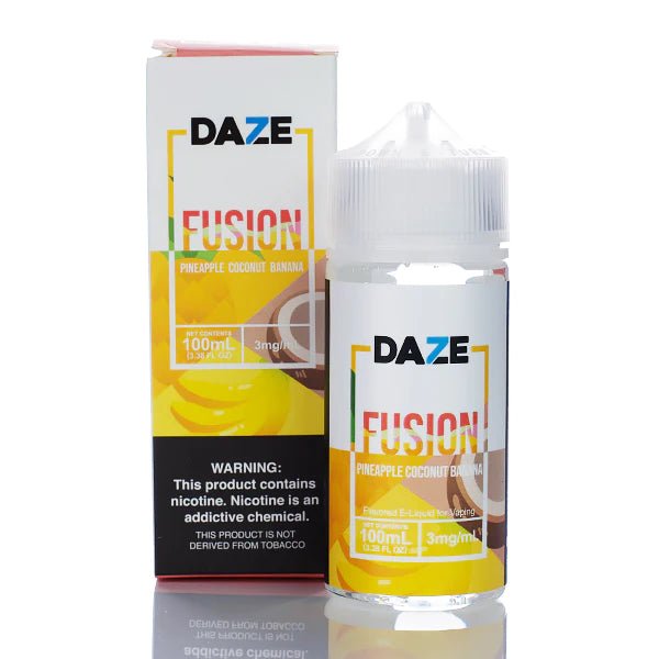 7 DAZE FUSION - PINEAPPLE COCONUT BANANA - 100ML (0mg)