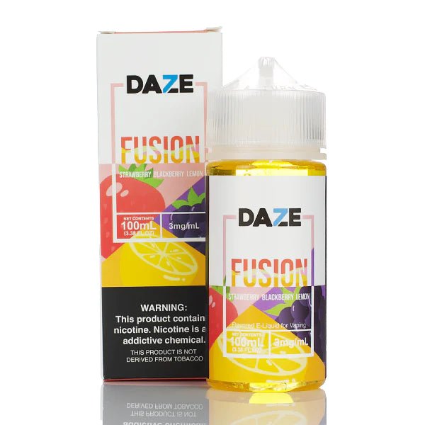 7 DAZE FUSION - STRAWBERRY BLACKBERRY LEMON - 100ML (3mg)