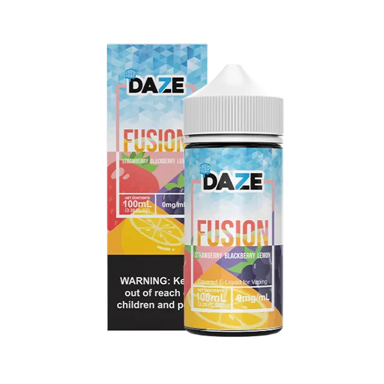 7 DAZE FUSION - STRAWBERRY BLACKBERRY LEMON ICED - 100ML (3mg)