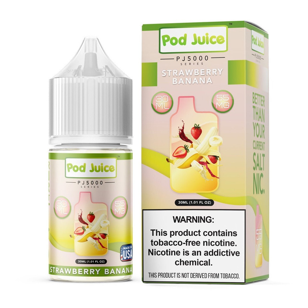 POD JUICE PJ5000 - STRAWBERRY BANANA - 30ML