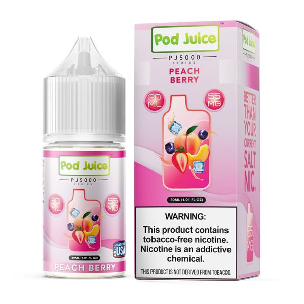 POD JUICE PJ5000 - PEACH BERRY - 30ML (35mg)