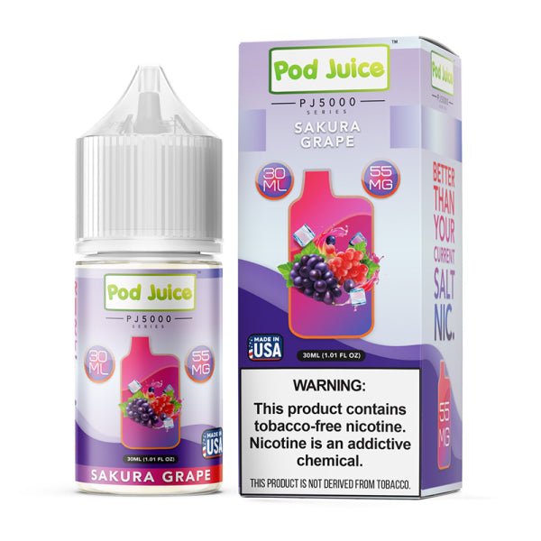POD JUICE PJ5000 - SAKURA GRAPE - 30ML (35mg)