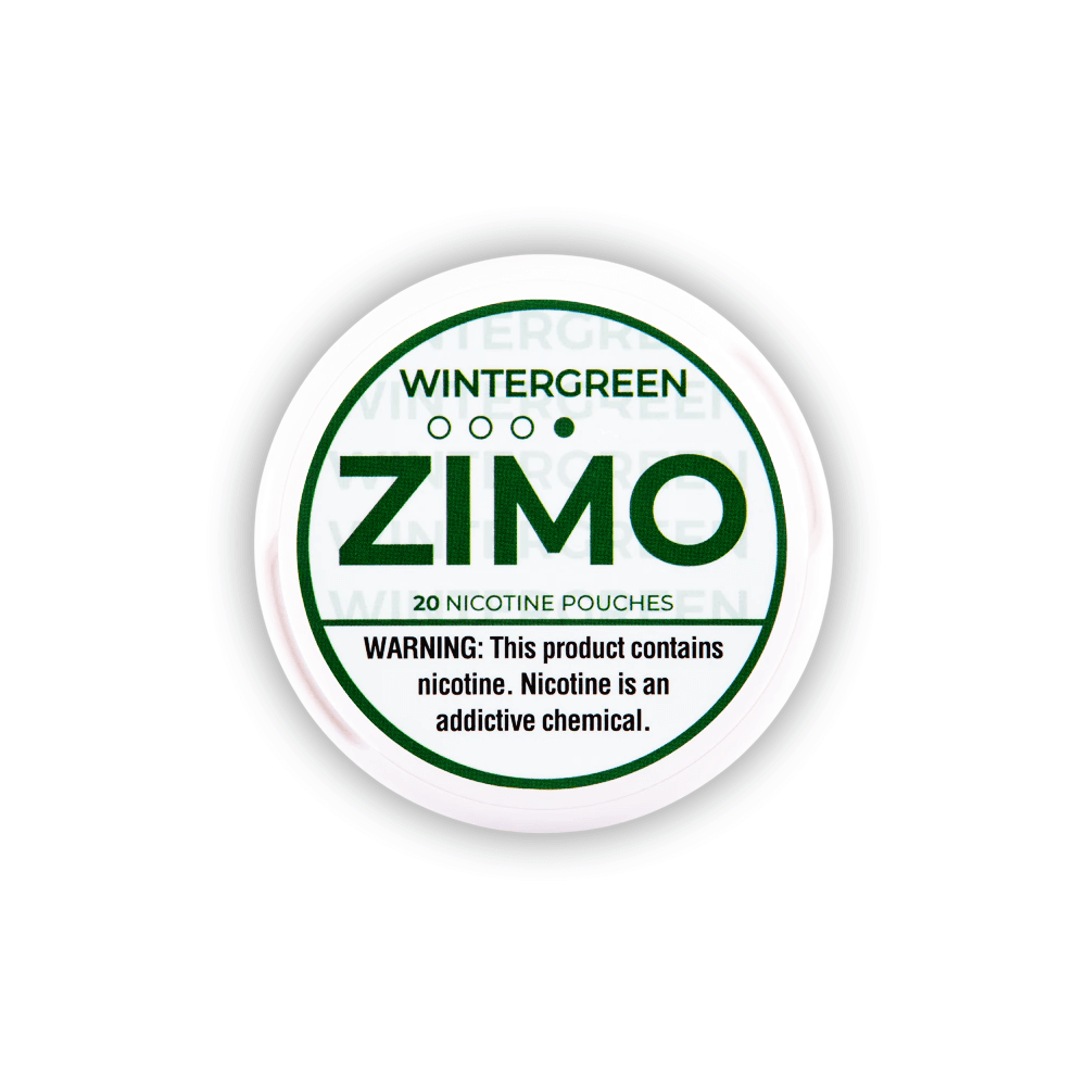 ZIMO Nicotine Pouches - Wintergreen (3mg, 1 Can - 20 Pouches)