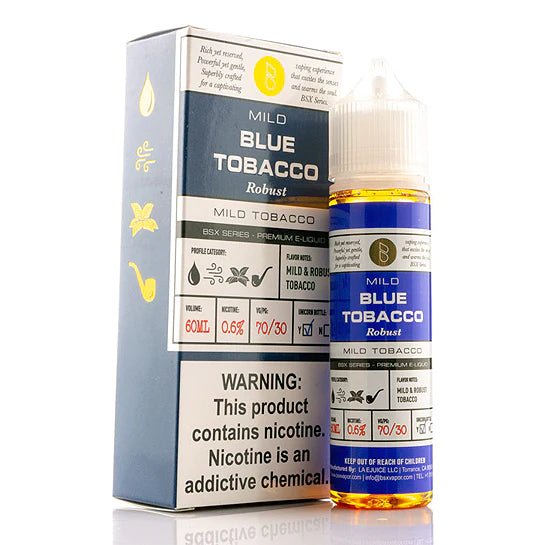 GLAS BASIX - BLUE TOBACCO - 60ML (0mg)