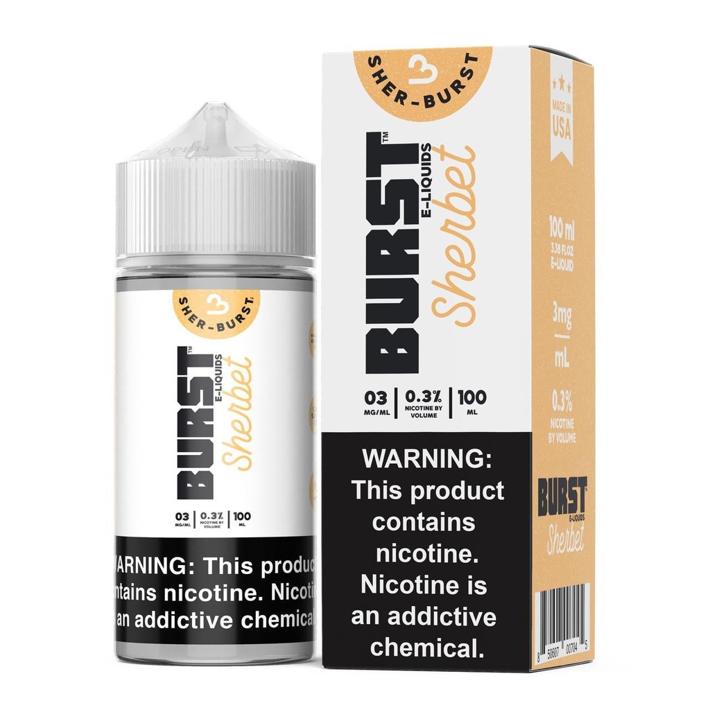 BURST E-LIQUID - SHERBET - 100ML