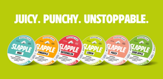 Slapple Nicotine Gum – 40 Pieces, Multiple Flavors (2mg, Apple)