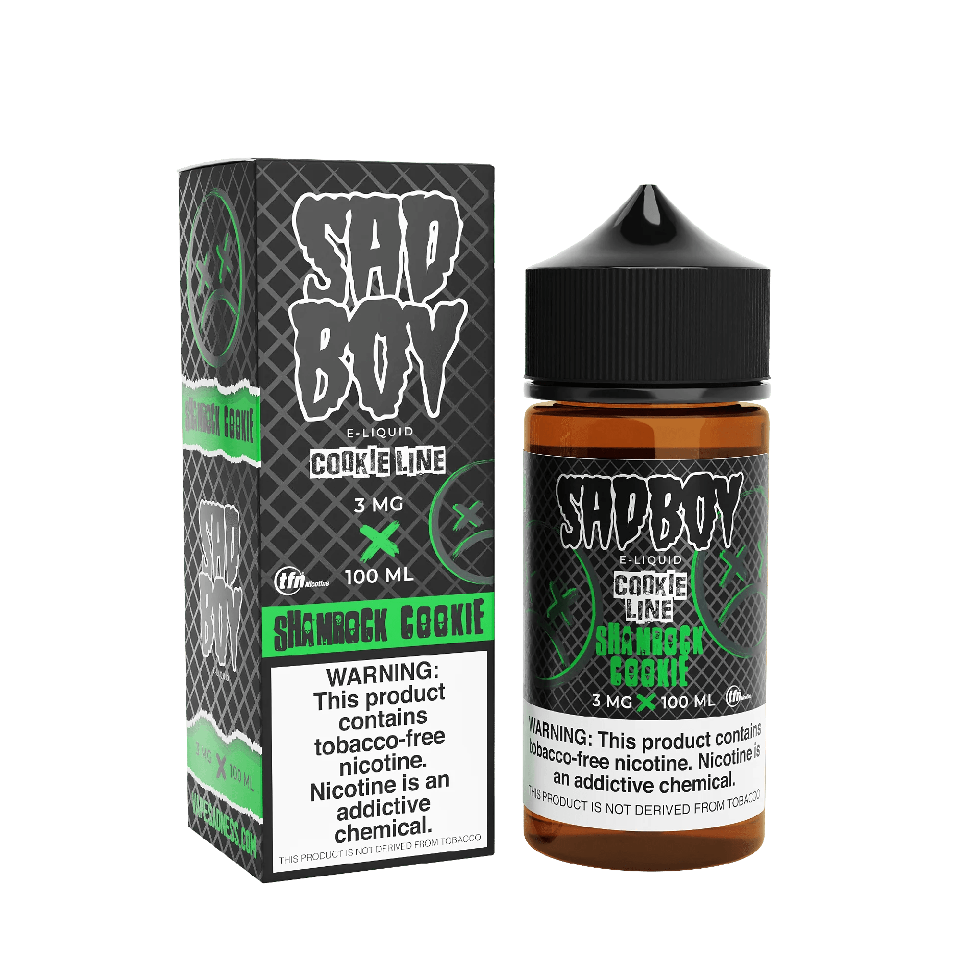 SADBOY - SHAMROCK COOKIE - 100ML (0mg)