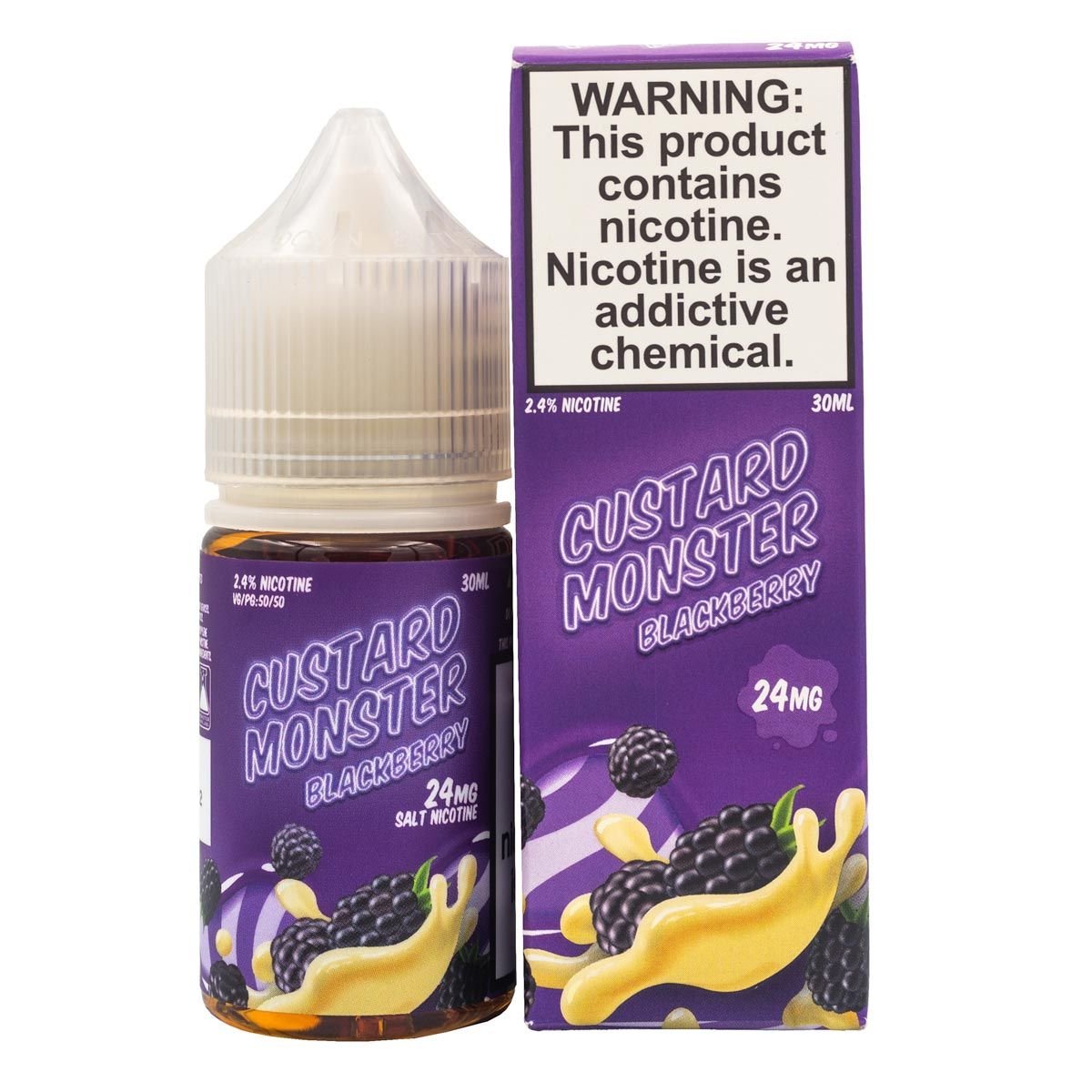 CUSTARD MONSTER - BLACKBERRY - 30ML (24mg)